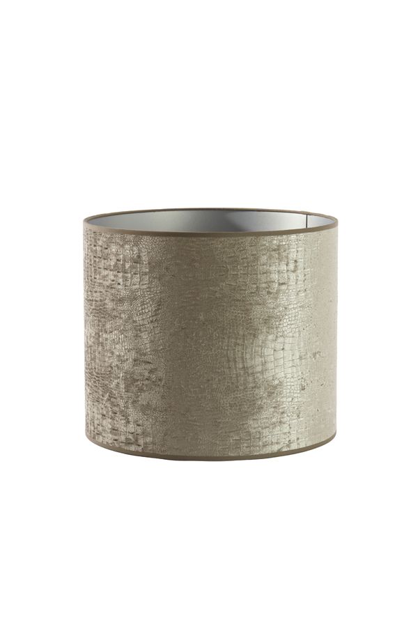 Shade cylinder 35-35-30 cm CHELSEA velours silver