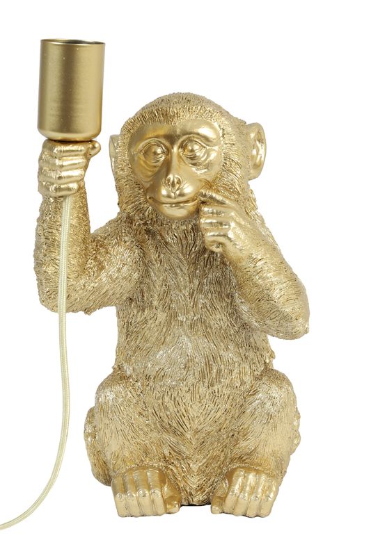 Table lamp 20x19,5x34 cm MONKEY gold