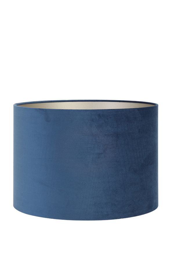 Shade cylinder 50-50-38 cm VELOURS petrol blue