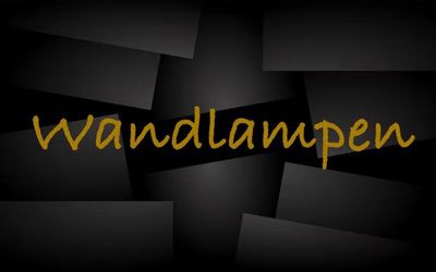 Wand lampen