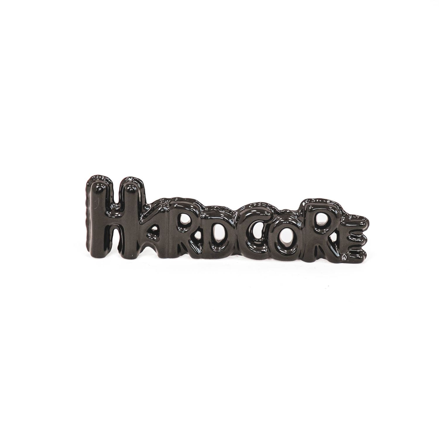 HV Balloon ornament &#39;Hardcore&#39;- 33.4x3.8x9.8 cm - Black