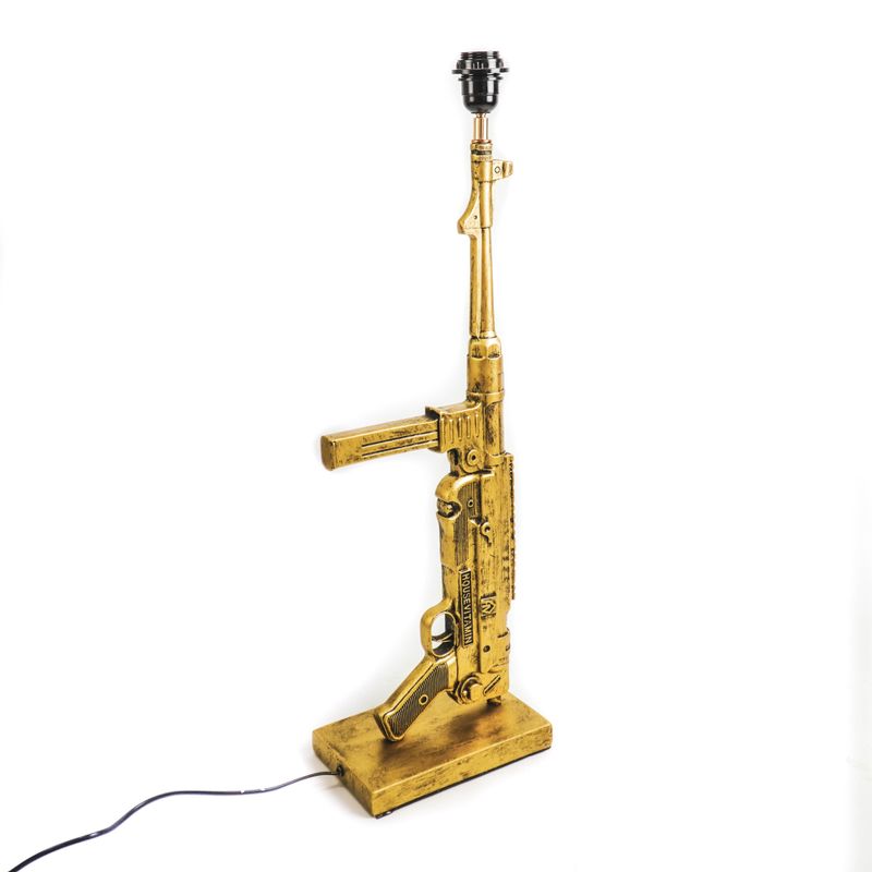 HV Gun Lamp XL - Gold - 24x15x73cm