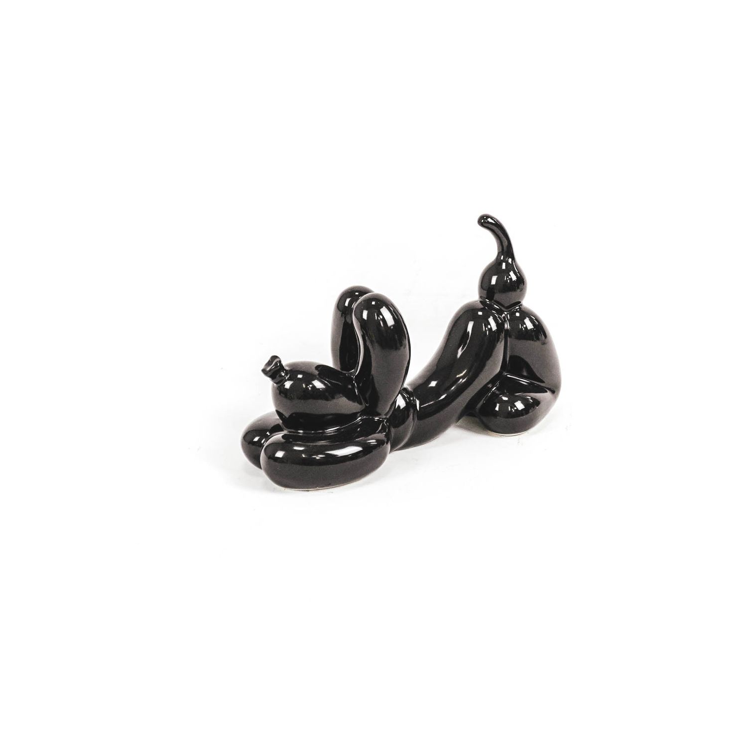 HV Playing Balloon Dog - 24 x9x14 cm - Black