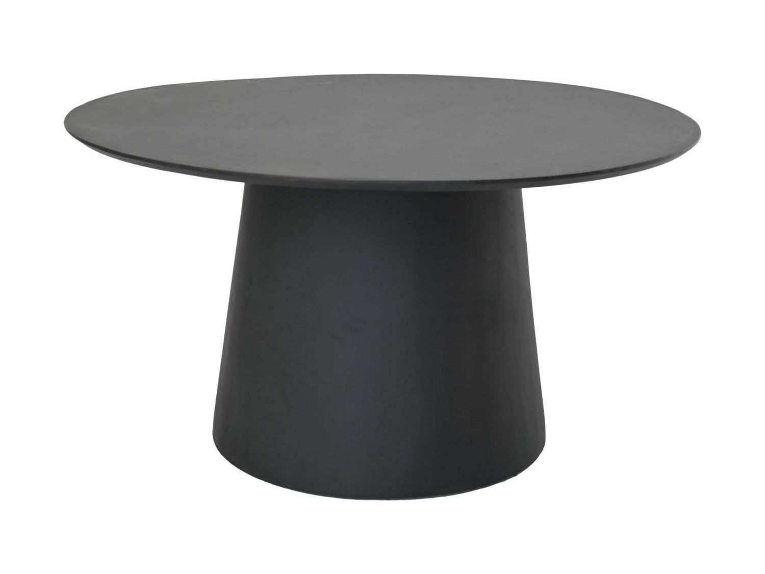HSM Collection-Ronde Eettafel Drum-120X120X77-Zwart-Mango