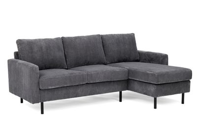 3 zits bank CL L+R, stof RIB, RIB230 antraciet 3 zits bank CL L+R, stof RIB, RIB230 antraciet