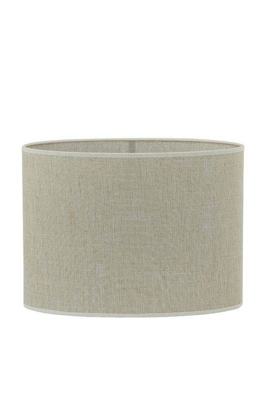 Kap ovaal recht smal 38-17,5-28 cm BRESKA parel wit