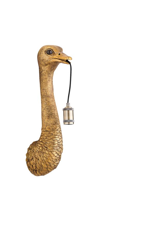 Wandlamp 18x15,5x57,5 cm OSTRICH antiek brons