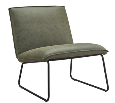 Fauteuil James - Microleder Groen
