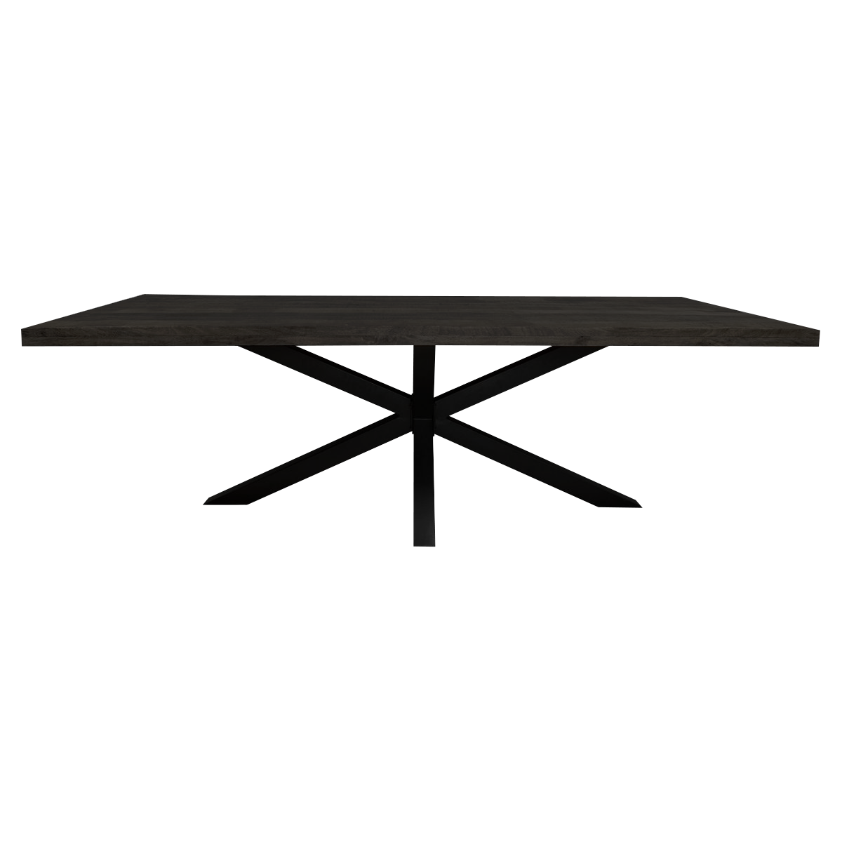 Eetkamertafel Denver Black | Rechthoek | 200 cm