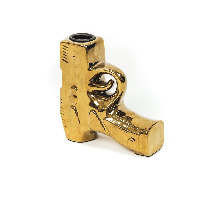HV Candle Holder Gun Gold