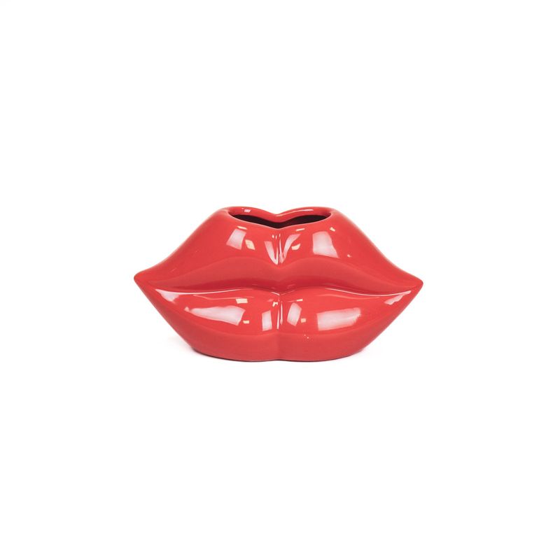HV Lips Don&#39;t Lie Pot - Red- 15,5x6,5x7,5cm