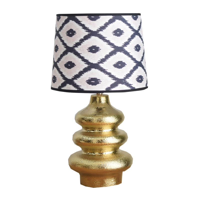 Housevitamin Flow Table Lamp - Ceramics- Gold