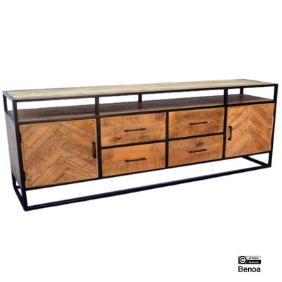 Jax 2 Door 4 Drawer Sideboard 200