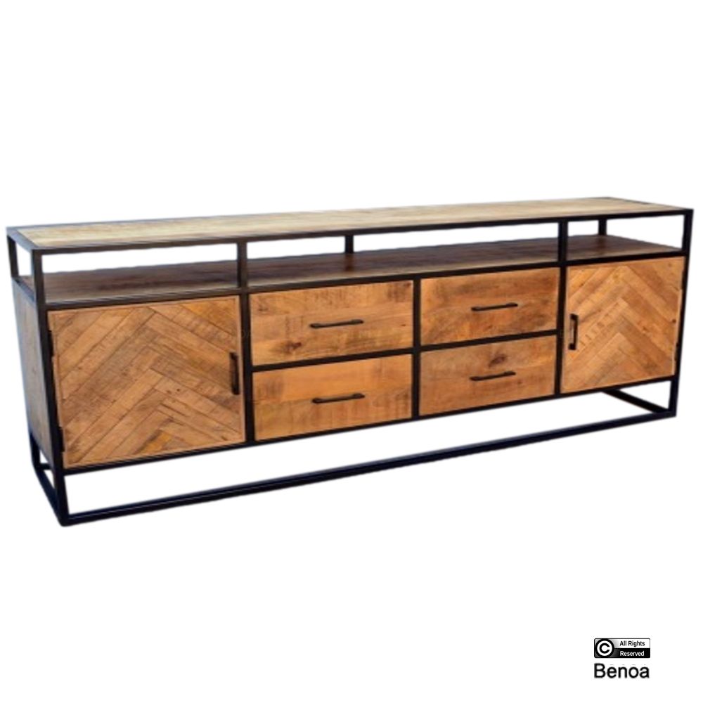 Jax 2 Door 4 Drawer Sideboard 200