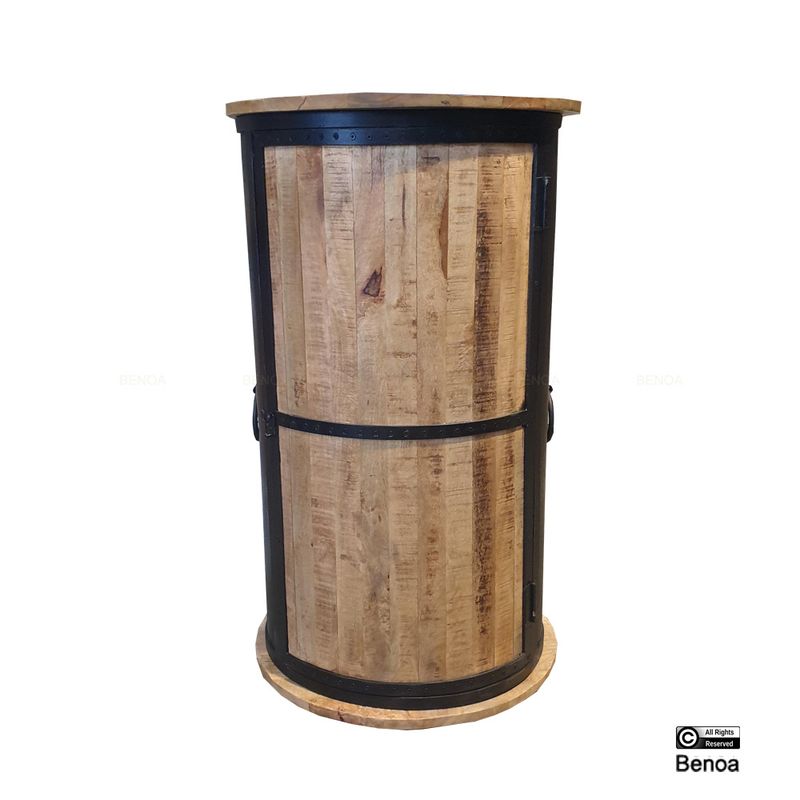 Mango Winecabinet Black Steel