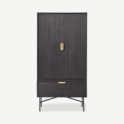 2 Door 1 Drawer Cabinet 90