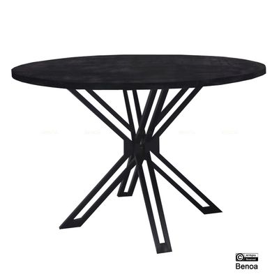 Eettafel Rond Yana Zwart 120
