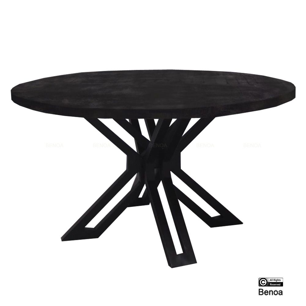 Yana Round Coffee Table Black 60