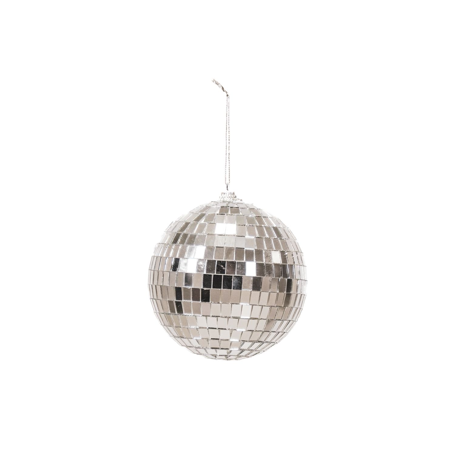 HV Disco Xmas ball - Silver - 10x10x10cm