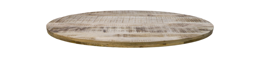 HSM Collection-Ovaal Tafelblad Portland-240x120x5-Naturel-Mango