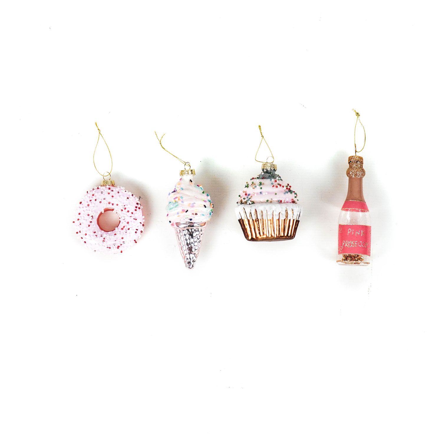 HV Candyshop Glazen kerstballen- 4 pcs