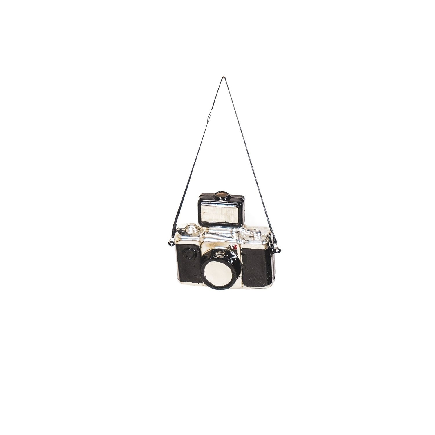 HV Camera Xmas Hanger-Set of 2- Glass- 9,5x5x9cm