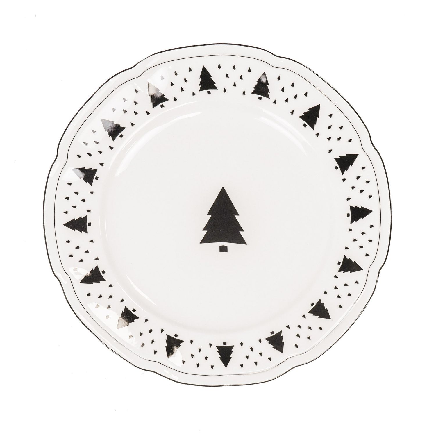 HV Xmas Tree Plate -26x26x1,5cm