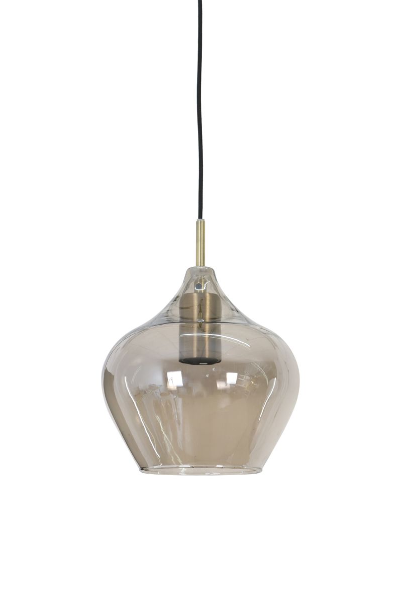 Hanglamp Rakel - Smoke/Antiek Brons - Ã˜20x21,5cm