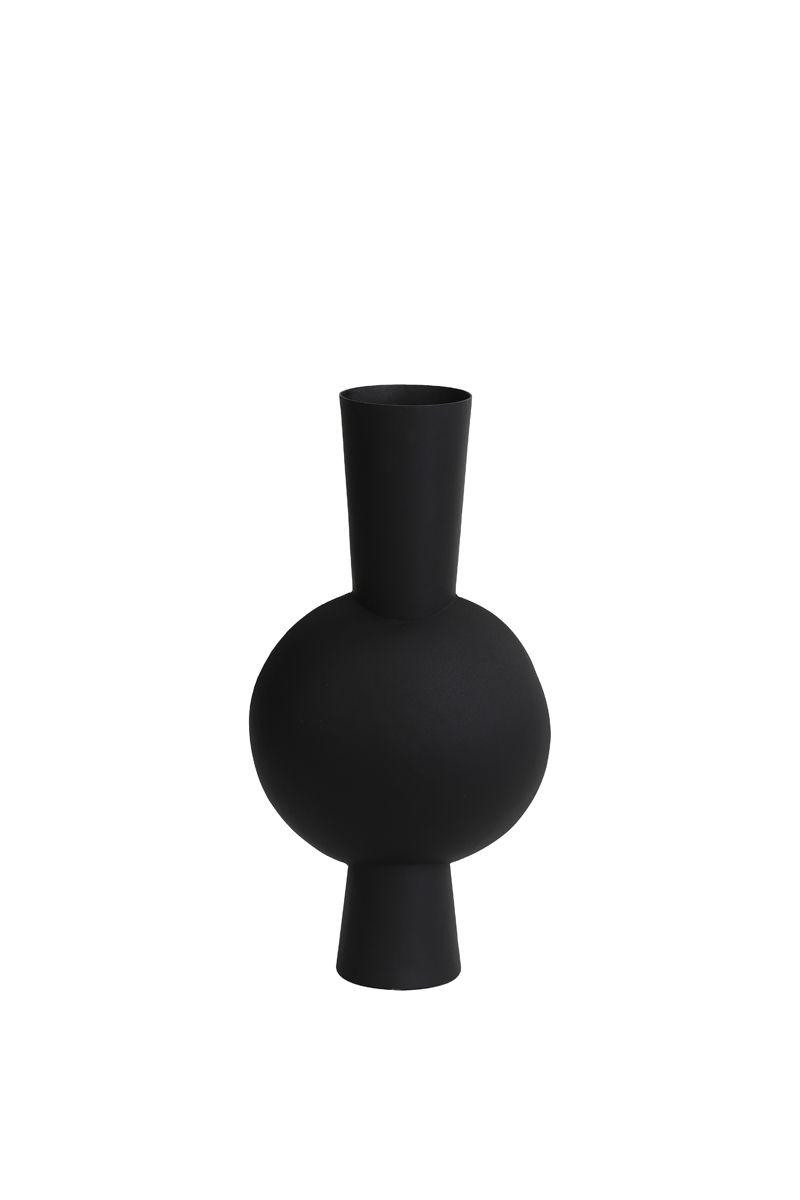 Vaas Kavandu - Zwart - Ã˜13x40cm