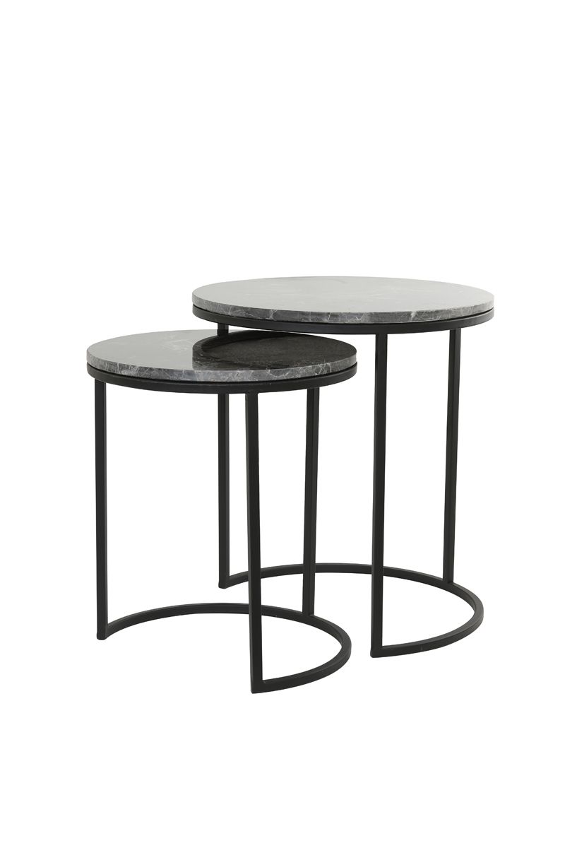 Bijzettafel Alfio - Zwart