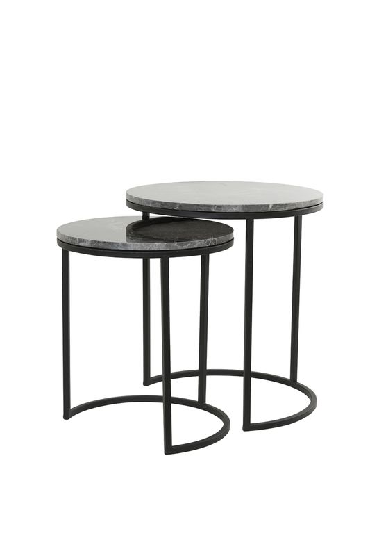Bijzettafel Alfio - Zwart