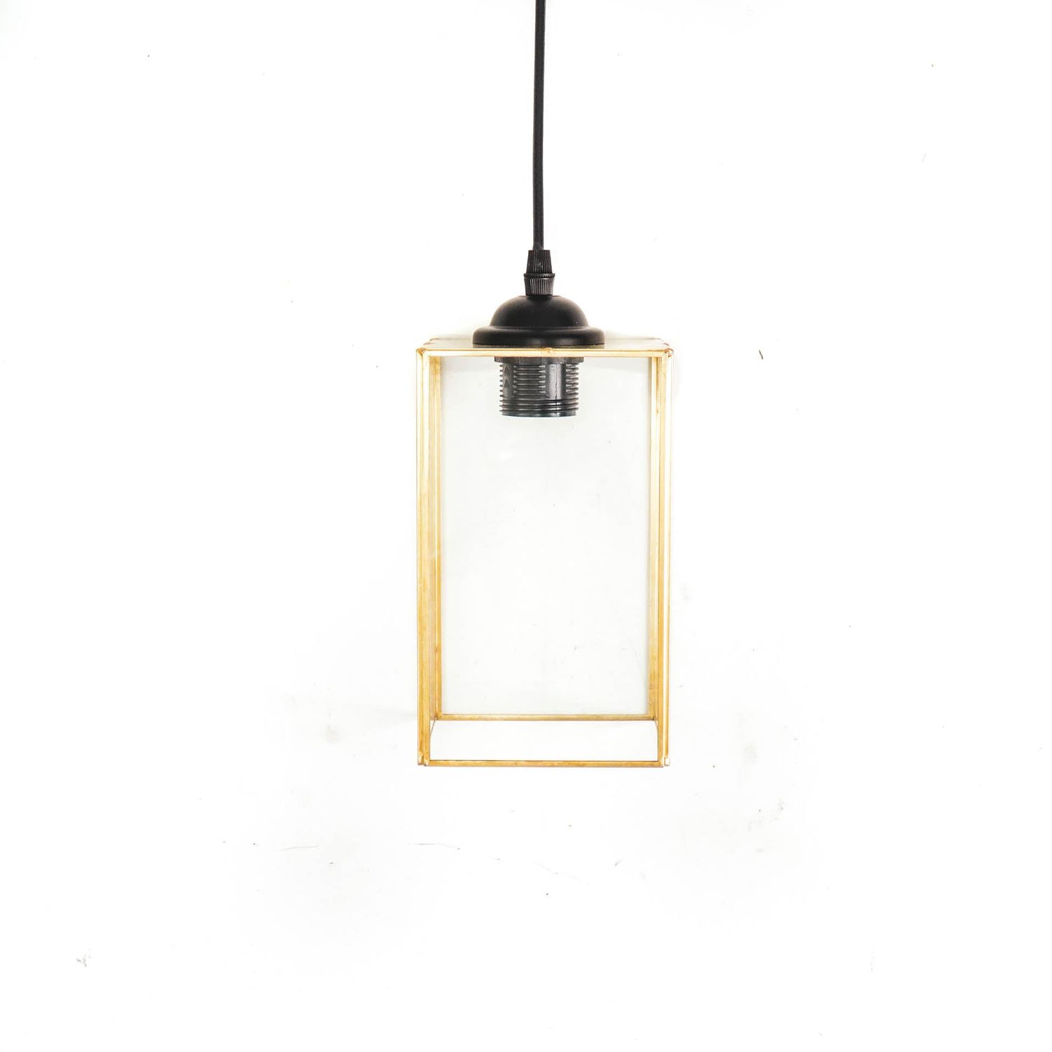HV Lamp - Gold - Metal/Glass - 12x20cm