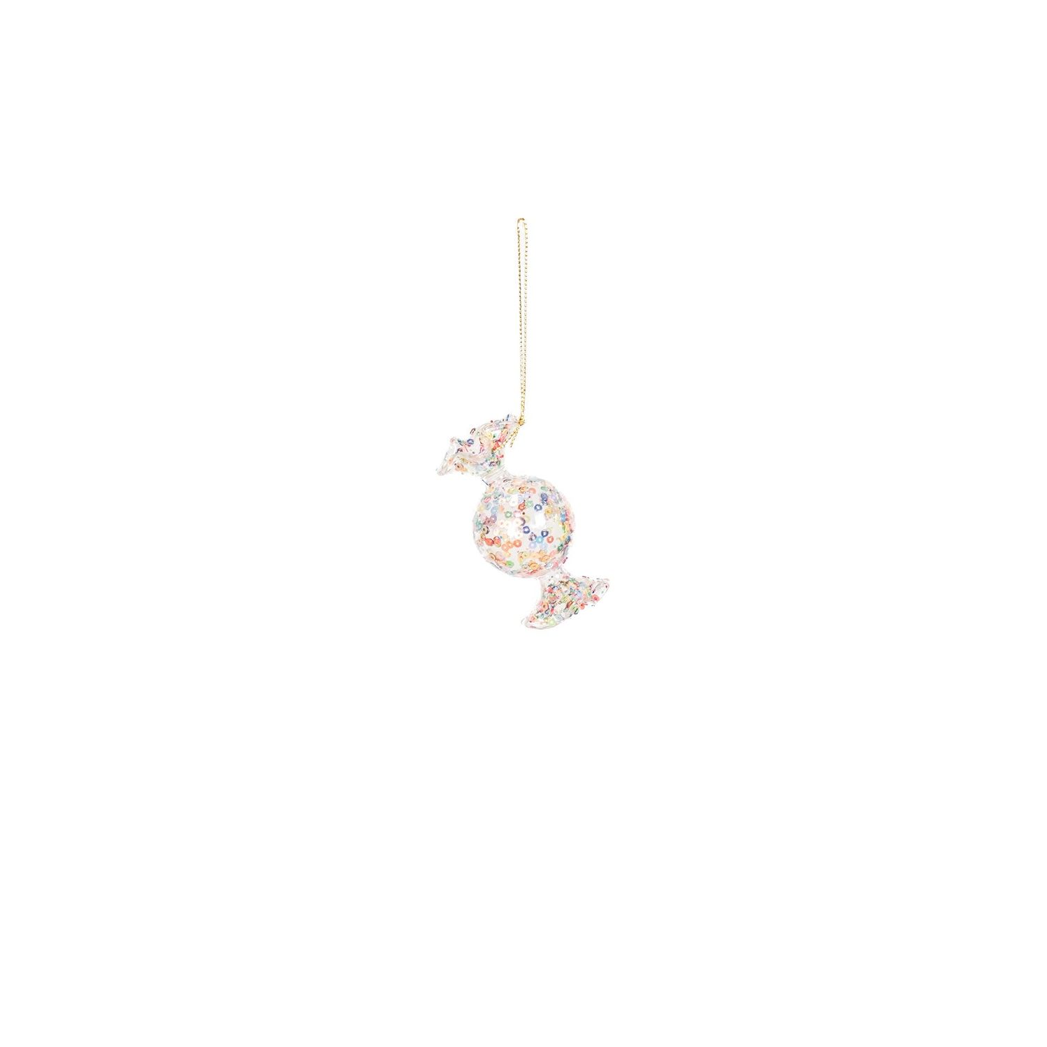 HV Candy Xmas Hangers -Set of 2- Glass-7,5x4x4cm