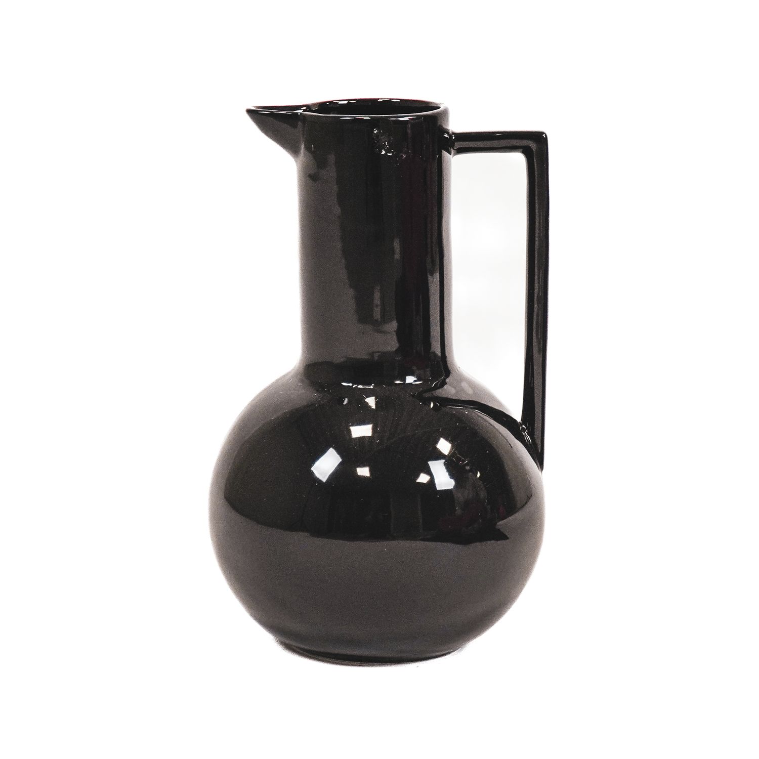 HV Jug Vase - Black - 17,5x17,5x27,5cm