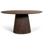 Mokka Ronde Eettafel Donkerbruin - Ø120cm