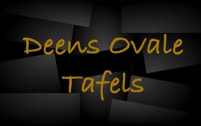 Deens Ovale Tafels