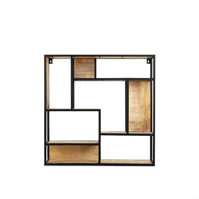 Wandrek Vierkant Metaal 80