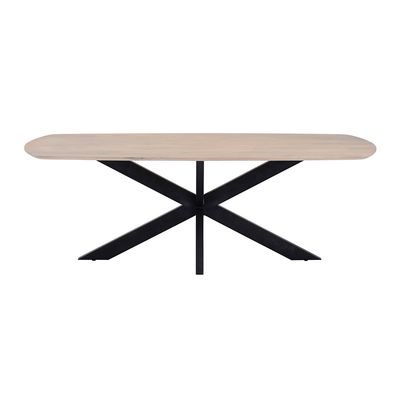 Eetkamertafel deens ovaal 210, Mango Ashblond Eetkamertafel deens ovaal 210, Mango Ashblond