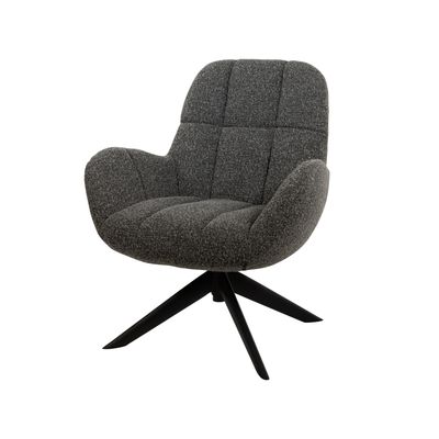Elvis draaifauteuil 360 - Monet - Antracite 0252