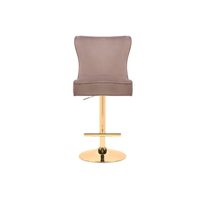 CHAIR RIXOS BAR 7122 GOLD LEGS + TAUPE FABRIC (C42)