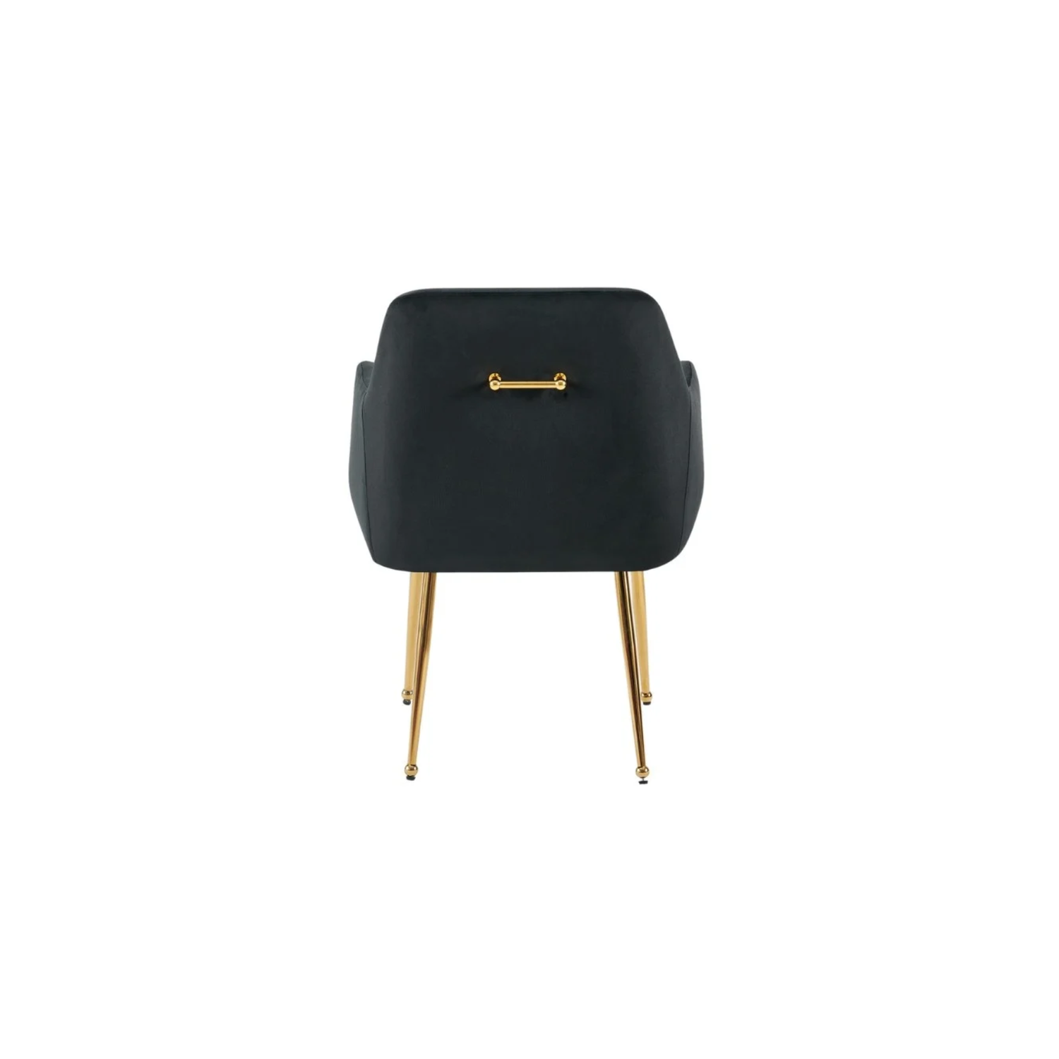 CHAIR MILA  VC802A GOLD + BLACK
