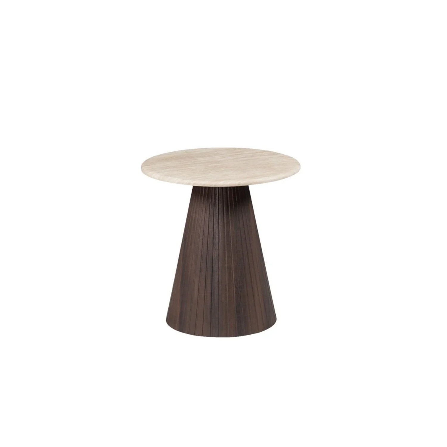 KIMBERLY BROWN ET 55 ROND FLINTSTONE FAUX  MARBLE TOP