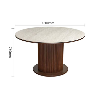 AQUA DT BROWN 130 ROND BEIGE CERAMIC