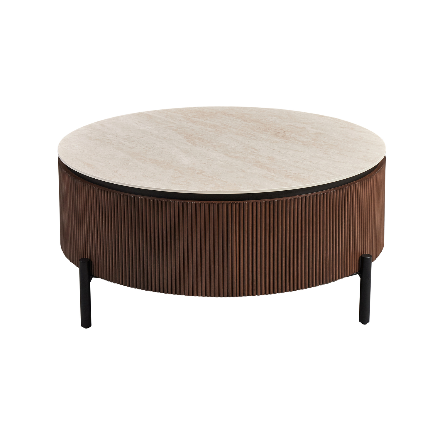 AQUA CT BROWN 100 ROND BEIGE CERAMIC