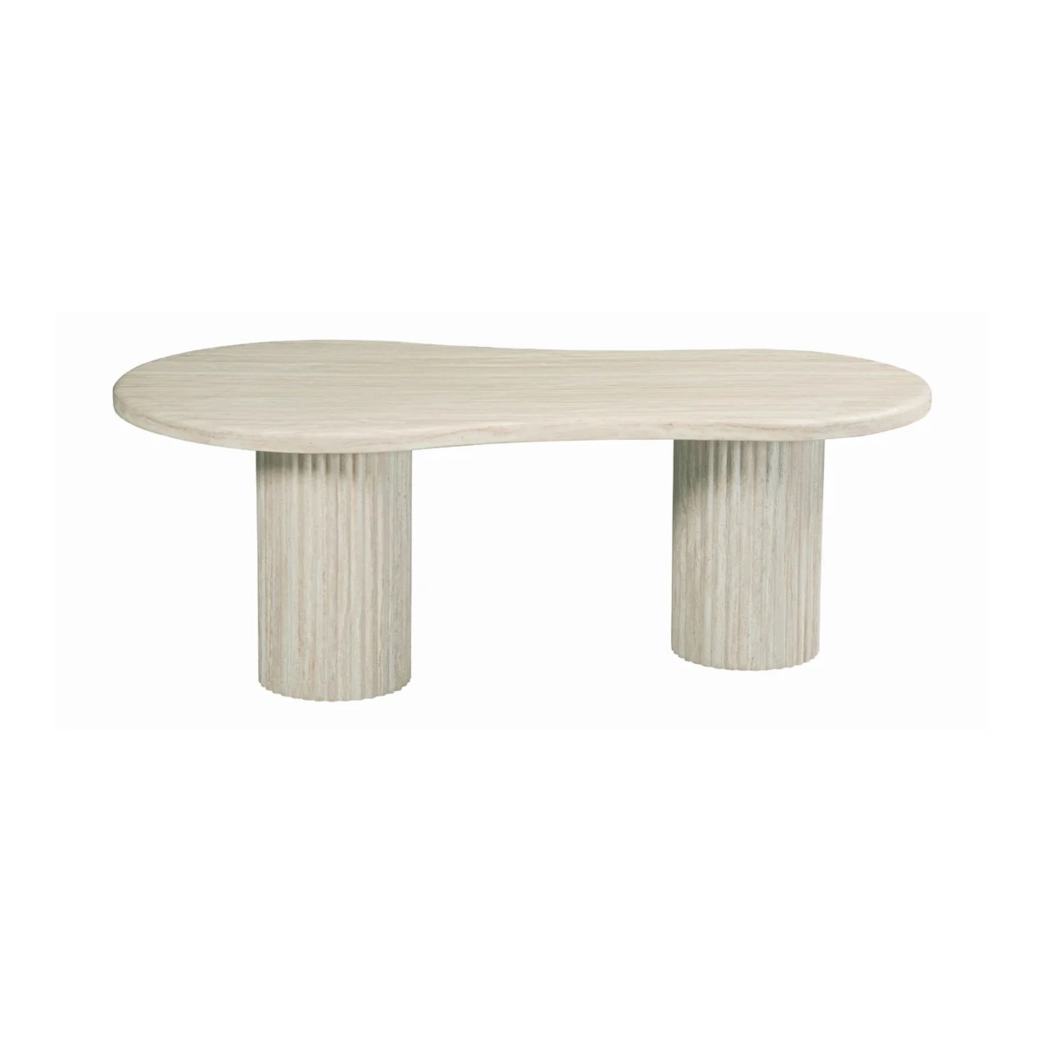 Flintstone Curve Eettafel met Marmeren Blad 220X110X75