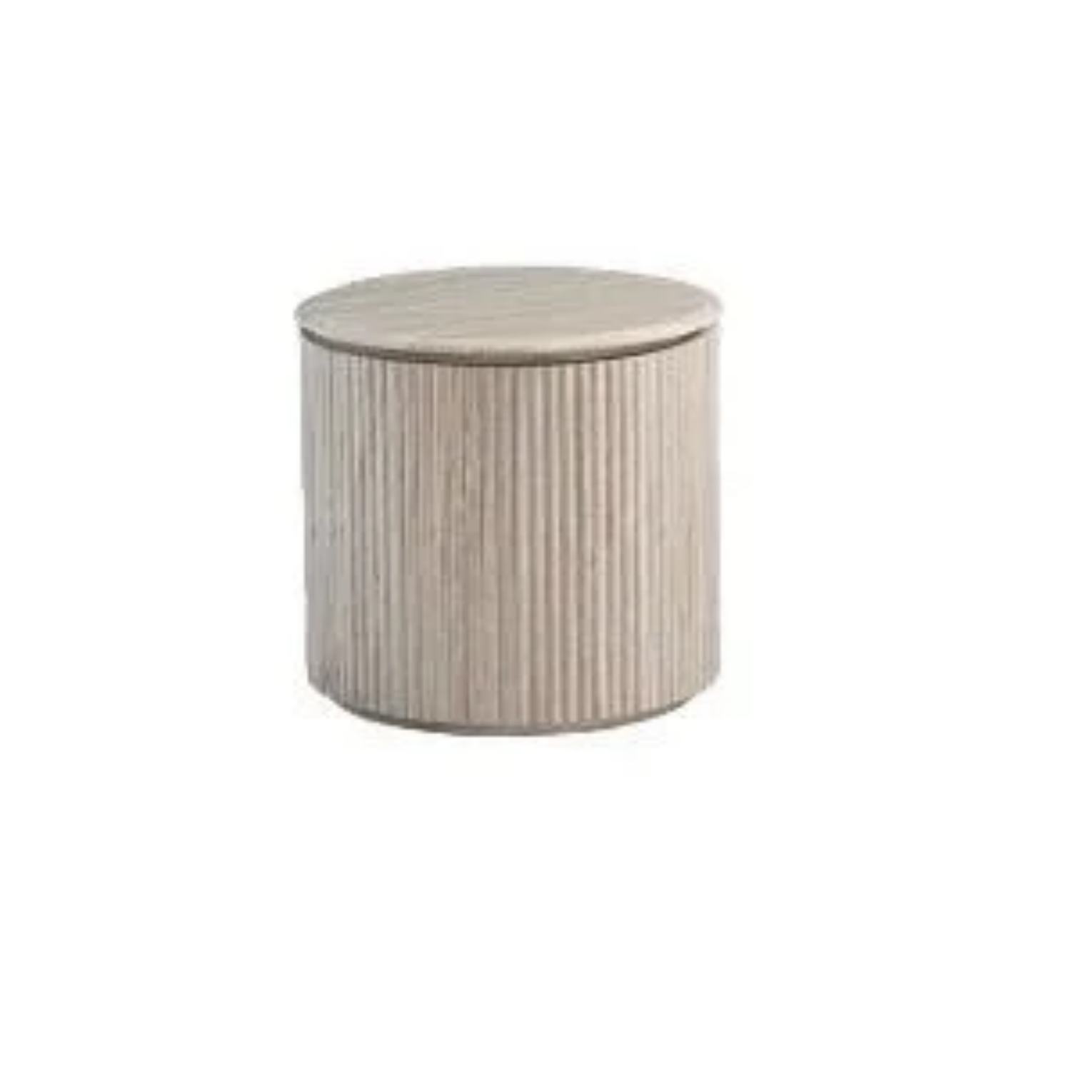 KIMBERLY ET BLOCCI 55 ROND FLINTSTONE FAUX  MARBLE TOP