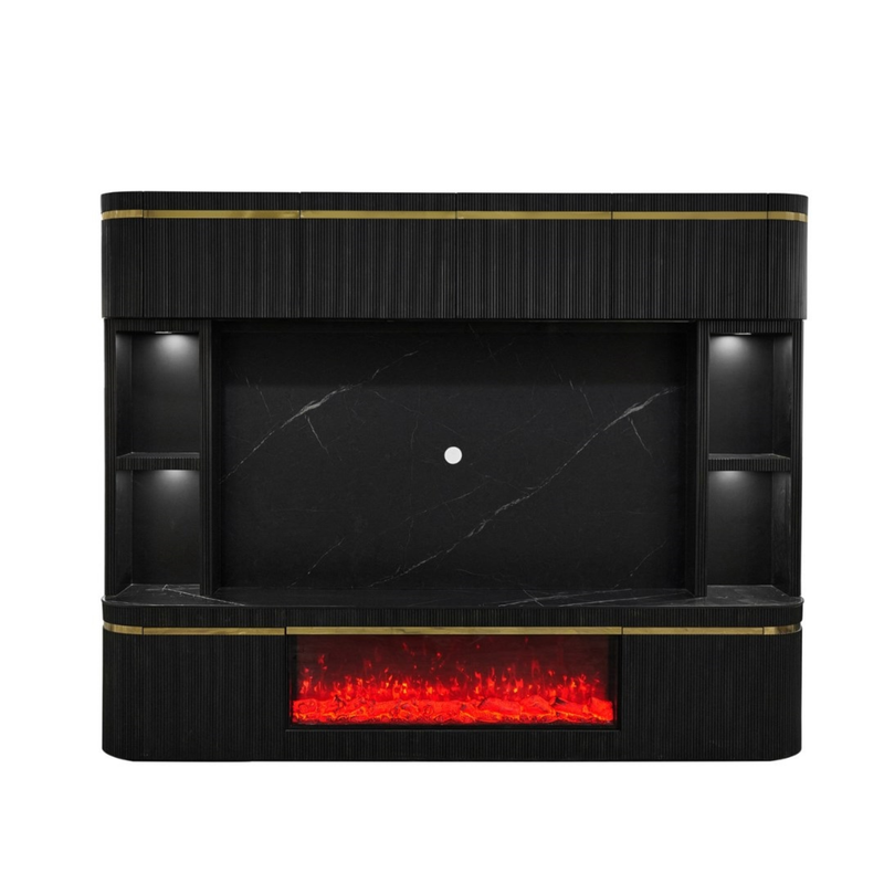 AQUA CINEWALL ZWART/GOUD CNC 280X50X220