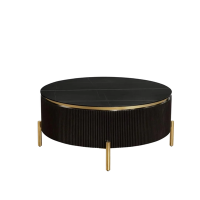 AQUA CT BLACK/GOLD 100 ROND BLACK/WHITE CERAMIC