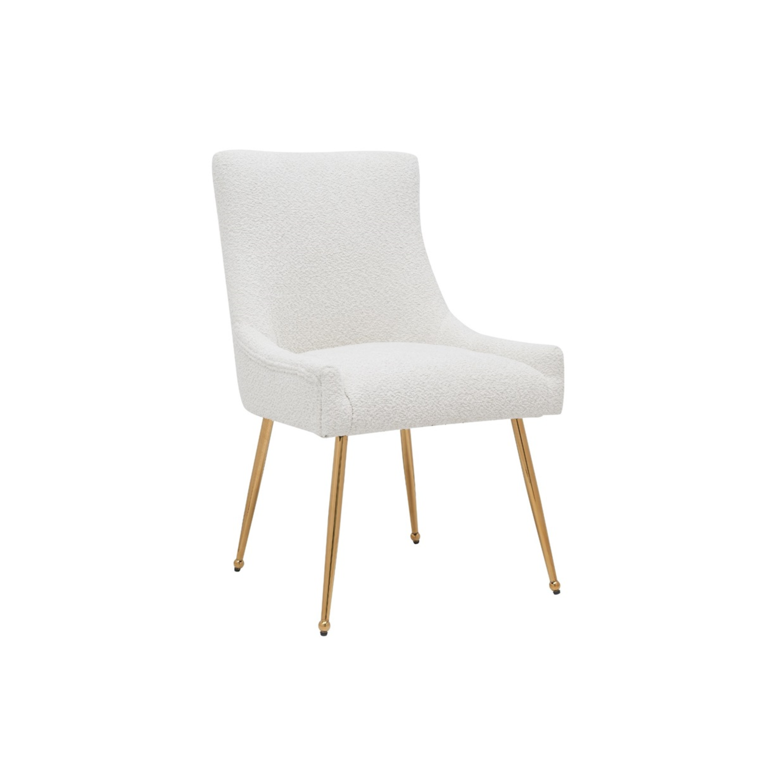 CHAIR Genoa 5255 GOLD LEGS + WHITE LINEN