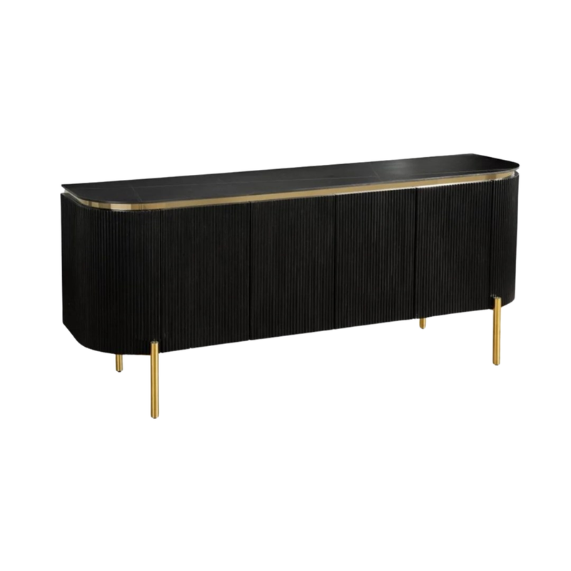 AQUA BF ZWART/GOUD 190X50X80 ZWART/WIT KERAMIEK